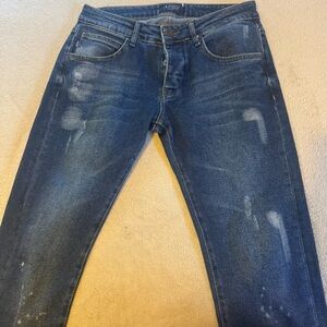 Armani Jeans Men's Straight Blue Jeans